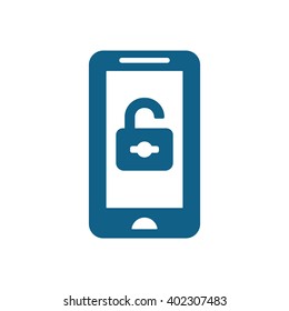 Open  icon,  isolated. Flat  design.