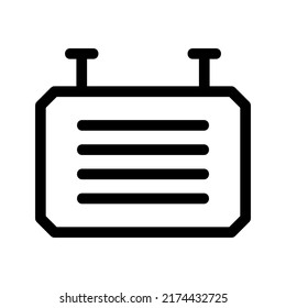 offenes Symbol oder Logo, einzelne Zeichen Symbol, Vektorgrafik - hochwertige Vektorsymbole in schwarzem Stil

