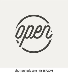 open icon for shop door