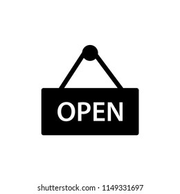 Open icon sign