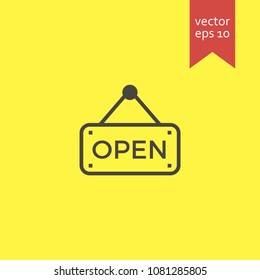 open. open icon. sign design. Vector EPS 10