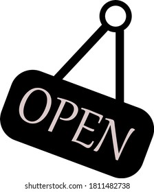 Open  Icon In Trendy Design Vector Eps 10
