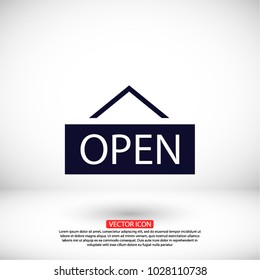 open icon vector