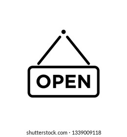 Open icon vector