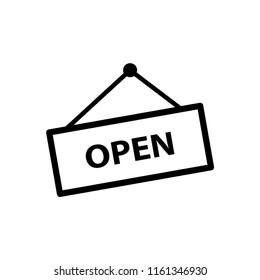 Open icon vector design Illustration.