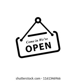 Open icon vector design Illustration.