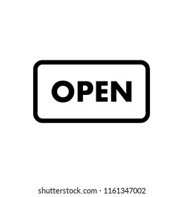 Open icon vector design Illustration.