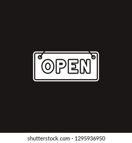 open icon. open vector design. sign design