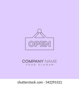 open icon. vector illustration