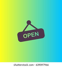 Open icon. Vector illustration.