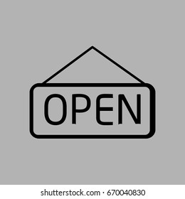 Open Icon Vector Illustration