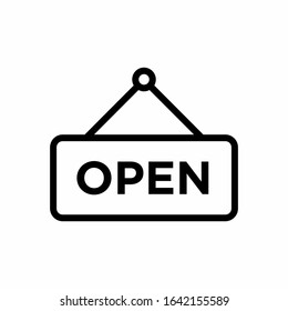 Open Icon Vector Illustration graphic