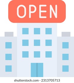 Open icon vector image. Suitable for mobile application web application and print media.