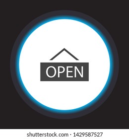 open icon vector . Lorem Ipsum Illustration design