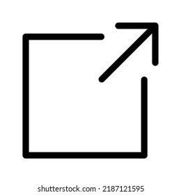 Open Icon Vector Symbol Design Illustration