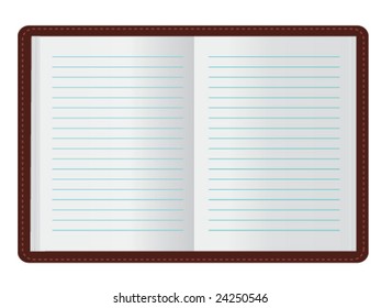 Open Journal (JPG and Vector versions of this file both available in my portfolio)