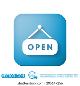 open label sign 