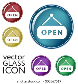 open label sign 
