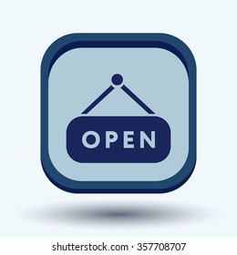 open label sign 