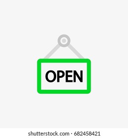 open label vector icon
