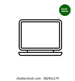 Open laptop icon