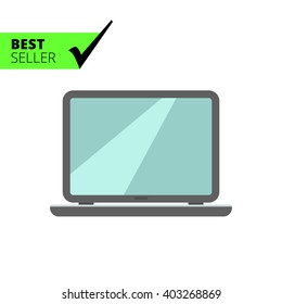 Open laptop icon