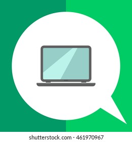 Open laptop icon