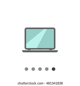 Open laptop icon