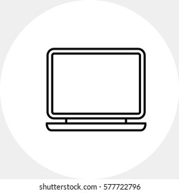 Open laptop icon