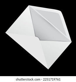open letter envelope vector illustration