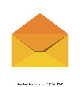 open letter isolated icons