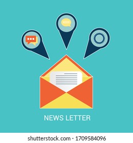 Open Letter or Mail Icon