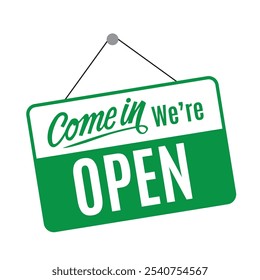 Open letter sign illustration vector