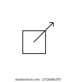 ícone abrir link ilustração elemento design