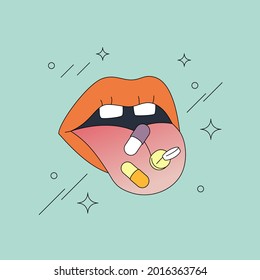 814 Tongue swallow Images, Stock Photos & Vectors | Shutterstock