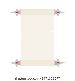 Open list with silver handles