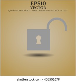 Open Lock high quality icon