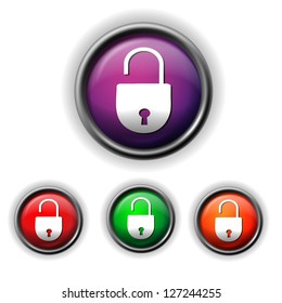 open lock icon