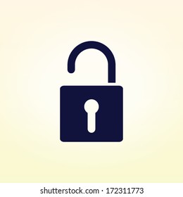 Open lock icon