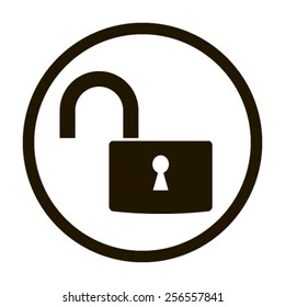 Open lock icon