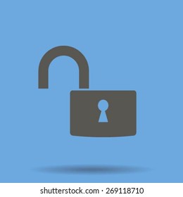 Open lock icon