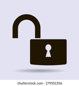 Open Lock Icon