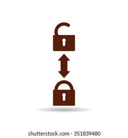 Open lock icon