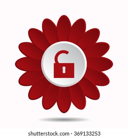 open lock icon