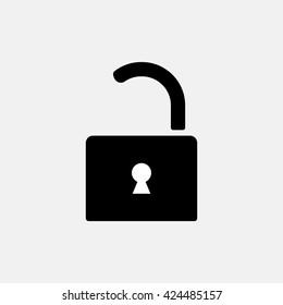 Open lock icon