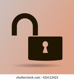 Open lock icon