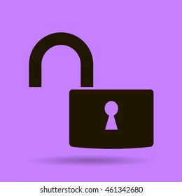 Open lock icon