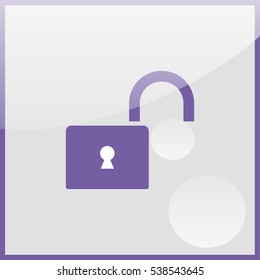 Open lock icon