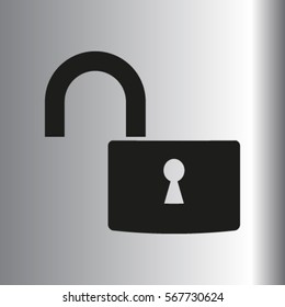 Open lock icon