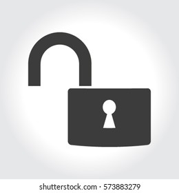 Open lock icon